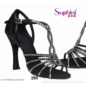 Crystal dance shoes salsa latin DANCE SHOES